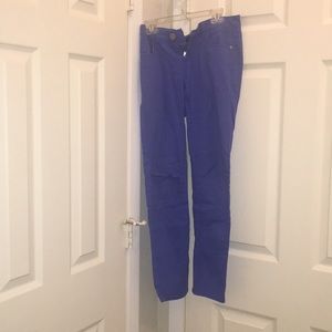bright blue skinny jeans material girl small